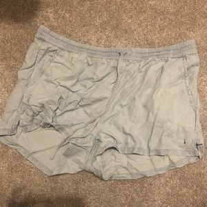 Aerie soft denim-like material shorts